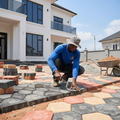 Interlocking Stone Installation - NeatScape