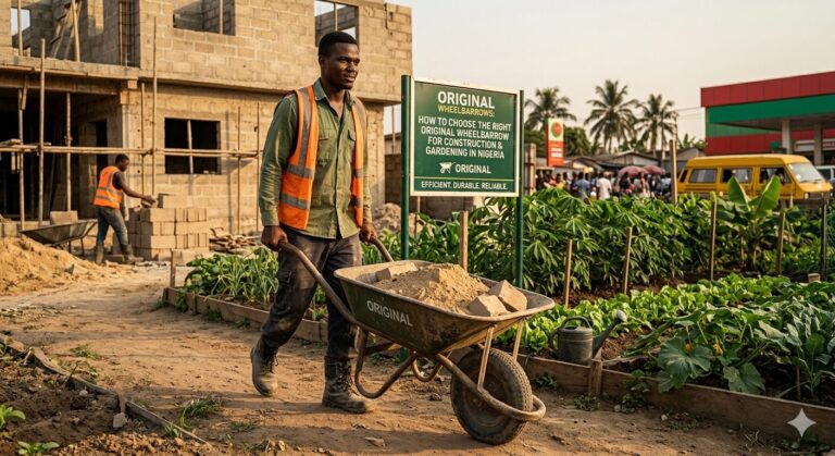 Original Wheelbarrows: How to Choose the Right Original Wheelbarrow for Construction and Gardening in Nigeria