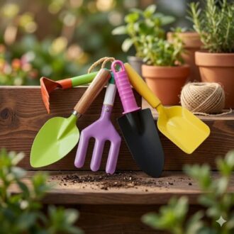 Children Garden Tools Set Of 5