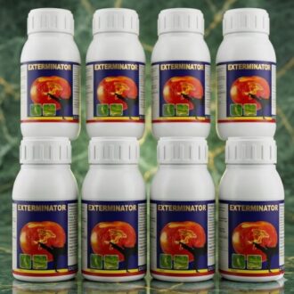 Exterminator (Copper-Based Fungicide) 100ml bottle for plant disease control in Nigeria