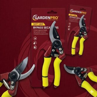 Garden Pro Soft Grip Bypass Secateurs