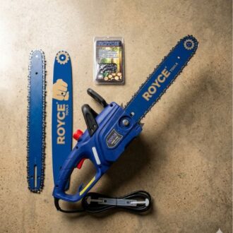 High performance electric chain saw for cutting wood and branches in Nigeria