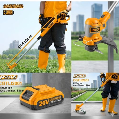 Untitled design (99) INGCO Grass Trimmer Cordless 20V Lithium Lawn Edge Brush