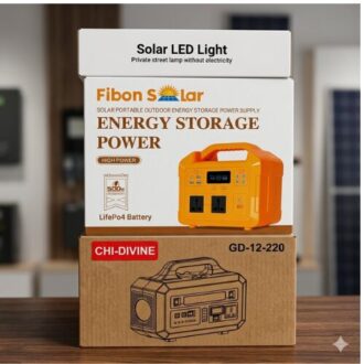 500w Solar Generator Come With 100w Solar Panel for home backup power