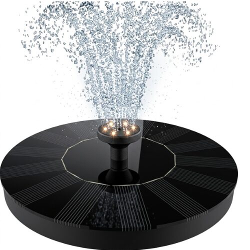 Untitled design (45) Solatec Solar Powered Bird Bath Fountain Pump 1.3W floating solar water fountain for bird baths, garden ponds, and outdoor decorative water features.