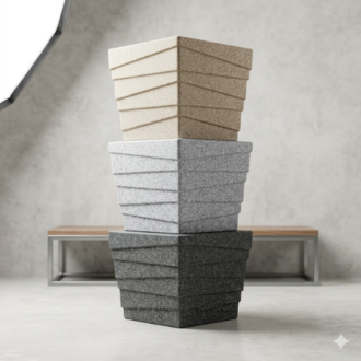 Premium large flower pots for landscaping and home beautification