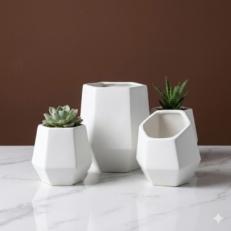 Elegant Turrim Pots – 46cm decorative garden planter perfect for indoor and outdoor plants, available for garden pot lovers in Lagos.