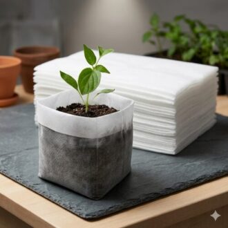 100pcs Non-Woven Fabrics Seeding Bags 8x10cm