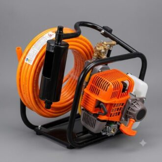 26cc 2-stroke portable petrol power pressure sprayer with hose reel