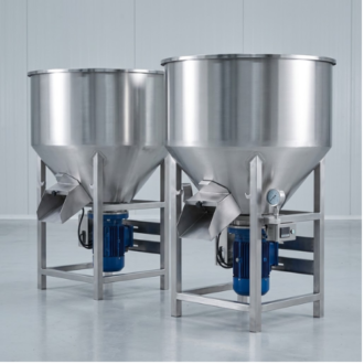 Vertical Animal Feed Mixer 200kg for Commercial Farm Feed Processing
