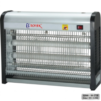 Sonik 20W Electronic Insect Killer with dual UV light tubes and protective metal grid.
