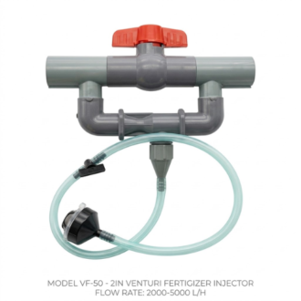 Venturi (For Drip Irrigation | 2 Inches) fertigation injector with bypass valve kit